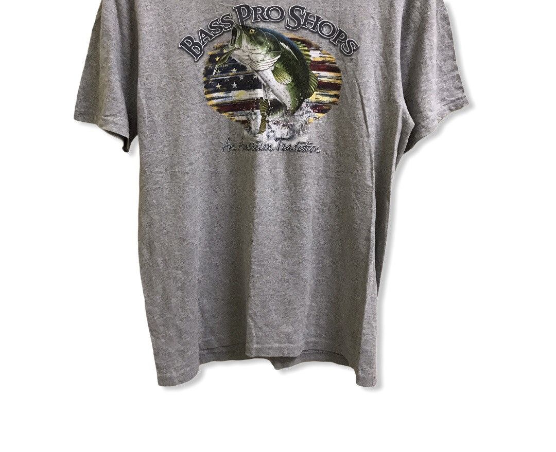 Japanese Brand Bass pro shops distressed tshirt Size US M / EU 48-50 / 2 - 4 Thumbnail