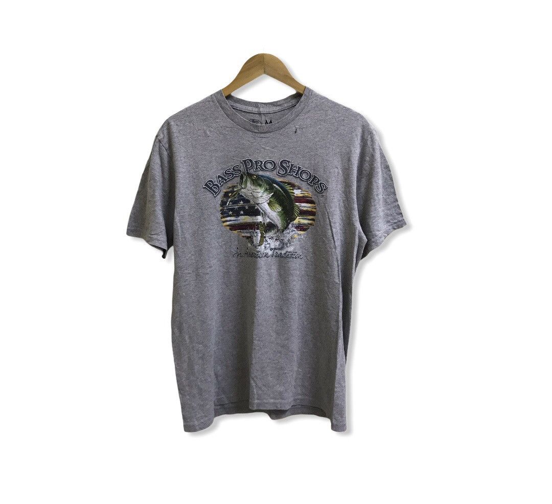 Japanese Brand Bass pro shops distressed tshirt Size US M / EU 48-50 / 2 - 1 Thumbnail
