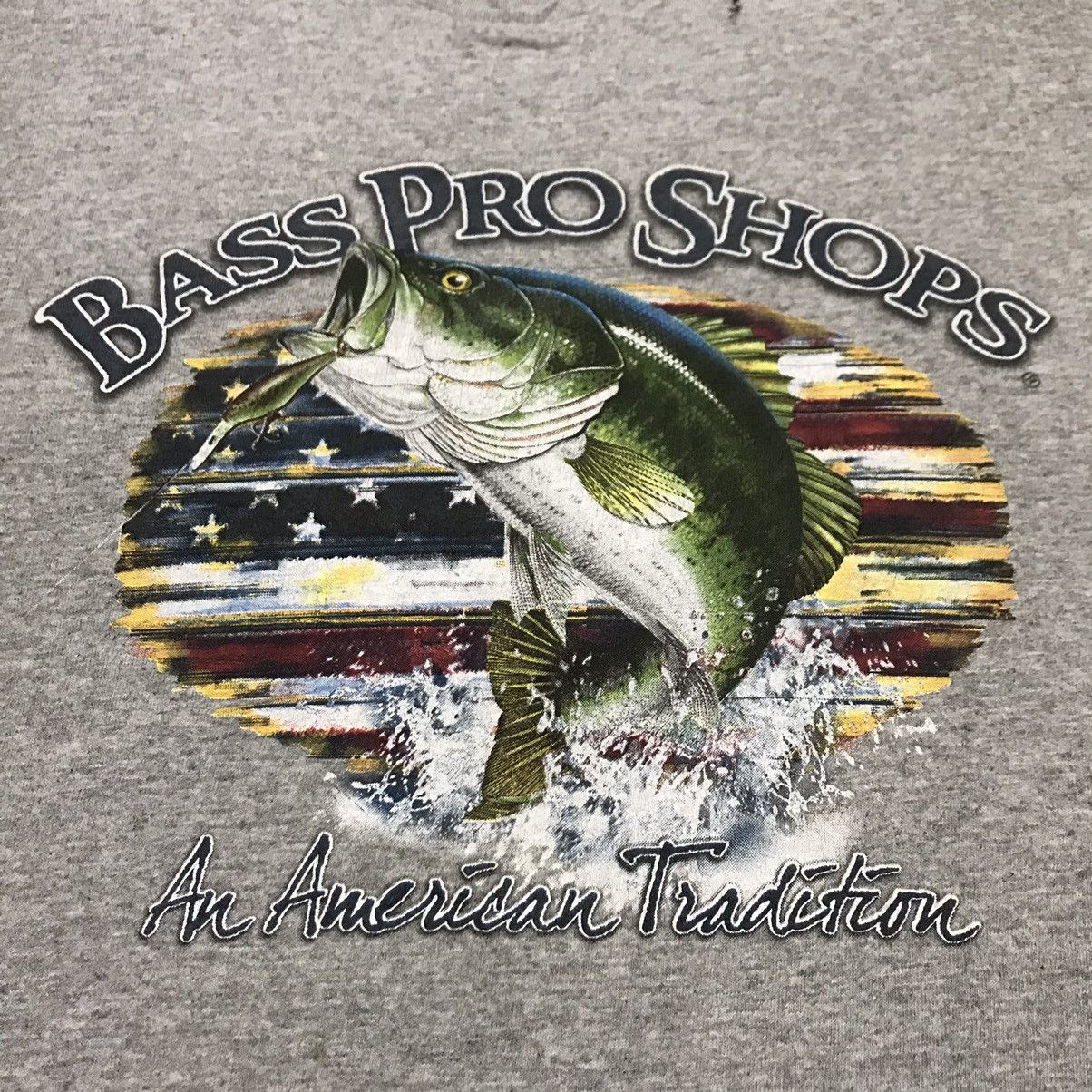Japanese Brand Bass pro shops distressed tshirt Size US M / EU 48-50 / 2 - 9 Thumbnail