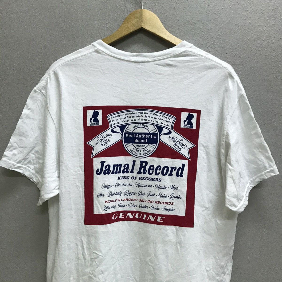 Band Tees Jamal record authentic world music Tshirt Size US L / EU 52-54 / 3 - 7 Thumbnail