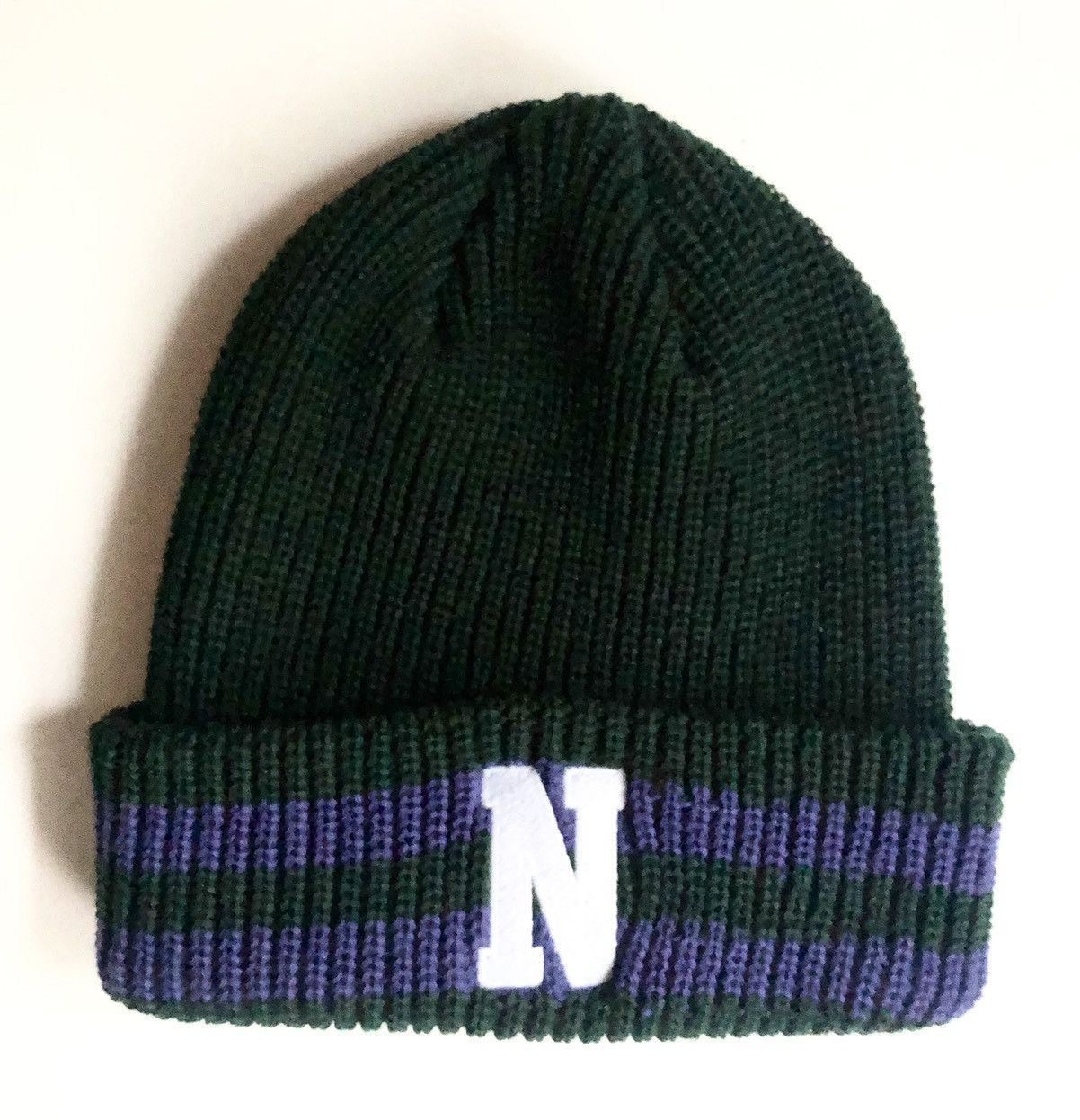 Noah Varsity Stripe Beanie Green, Men's — image 2 of 3