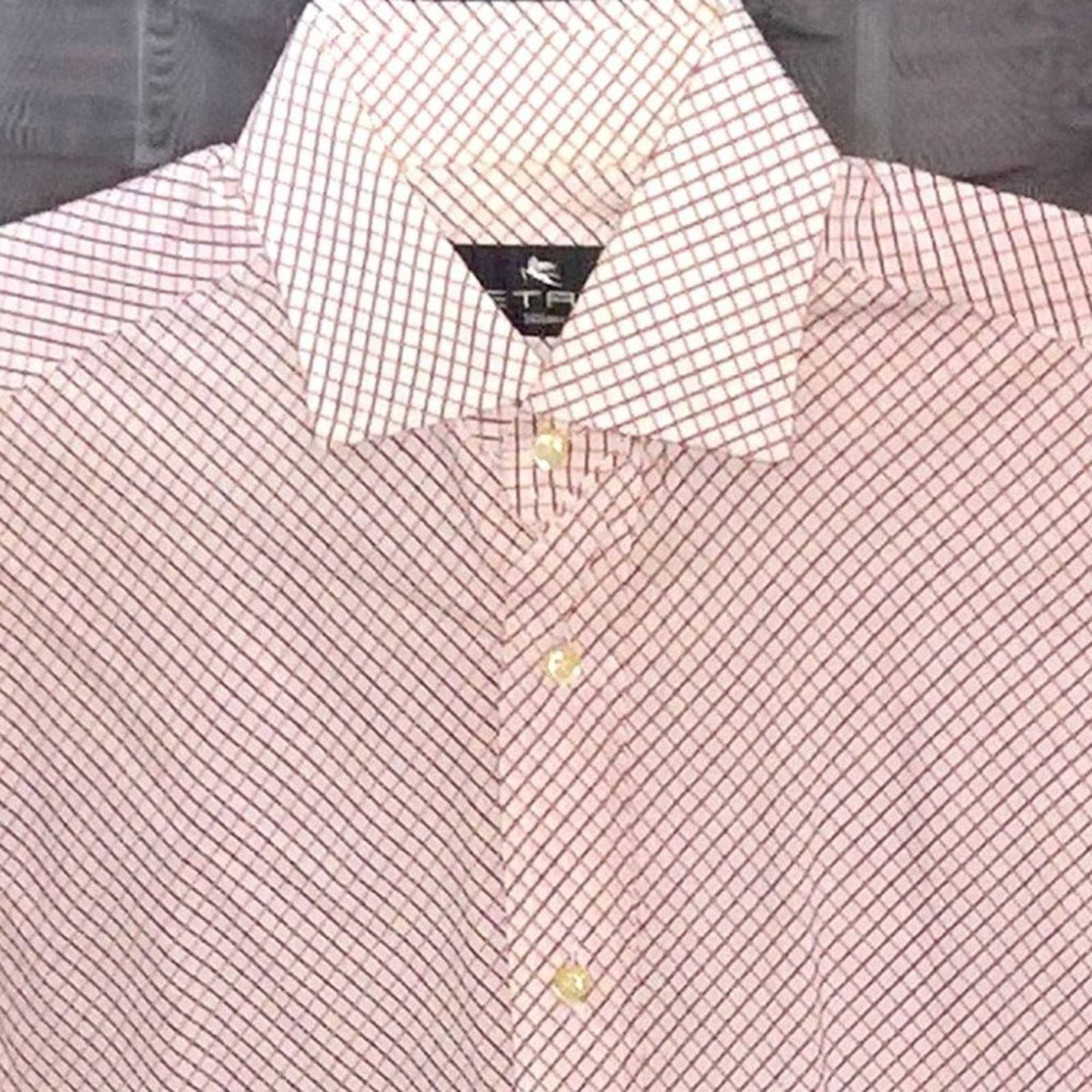 Etro NWOT Button down Sz 39, 15.5 Tops