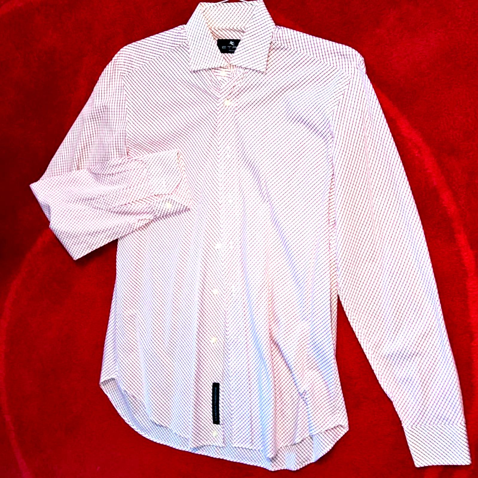 Etro NWOT Button down Sz 39, 15.5 Tops