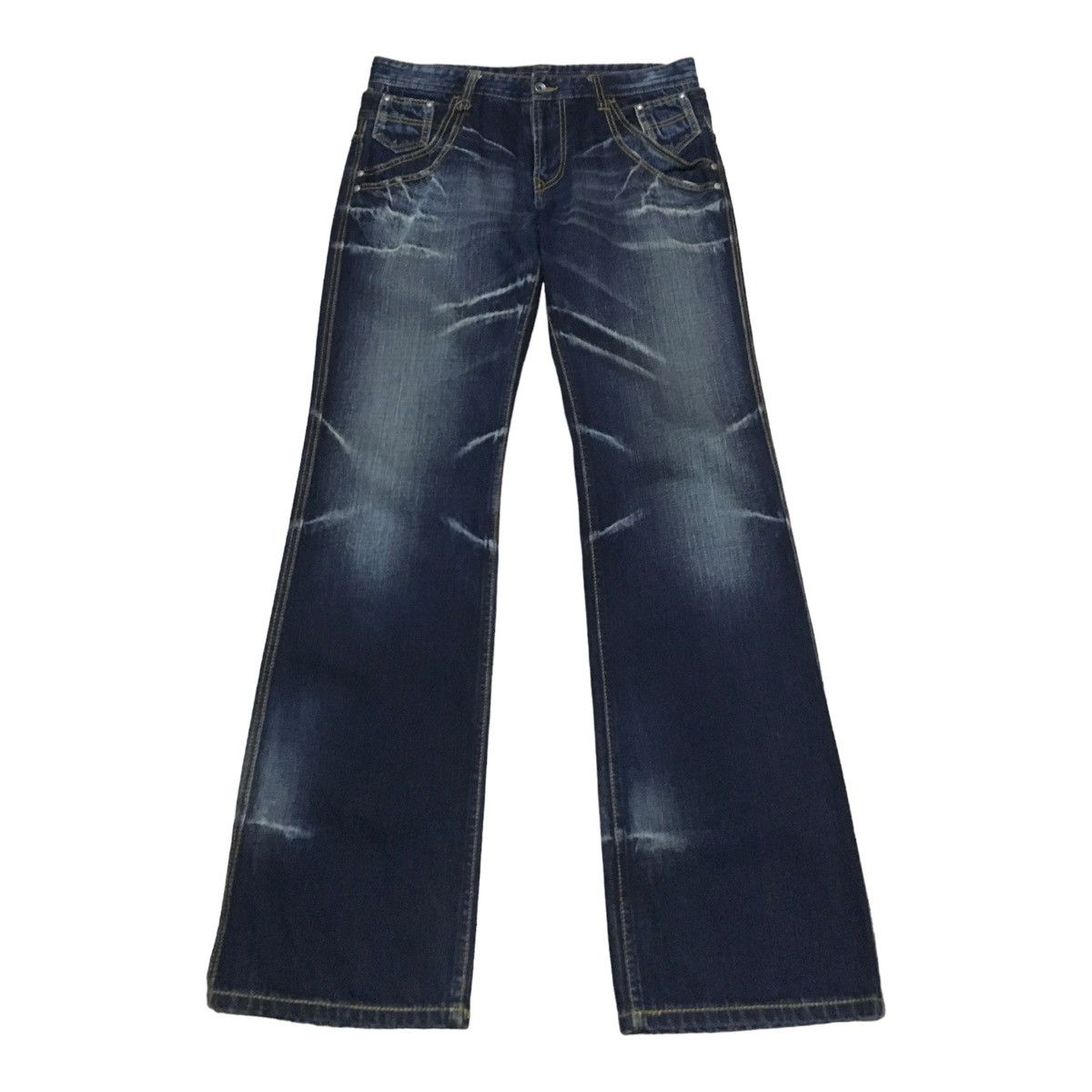 Rare Design Vintage Nicole Club For Men Flared Jeans 1990s