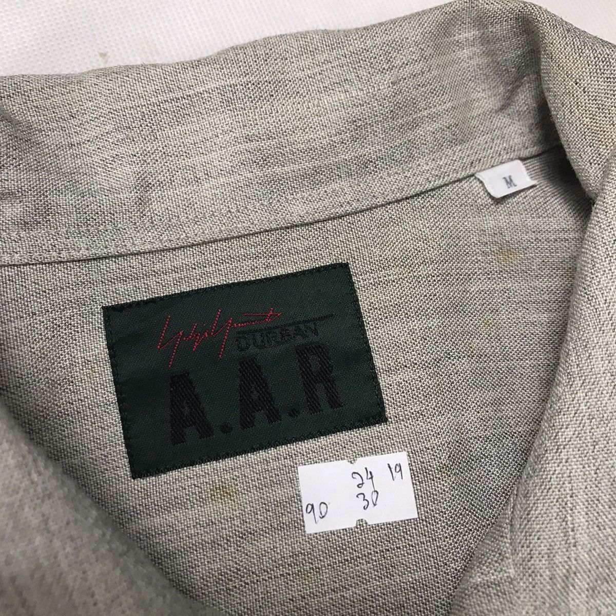 Vintage × Yohji Yamamoto YOHJI YAMAMOTO X A.A.R DURBAN 80s CLASSIC BUTTON UP SHIRT Size US M / EU 48-50 / 2 - 4 Thumbnail
