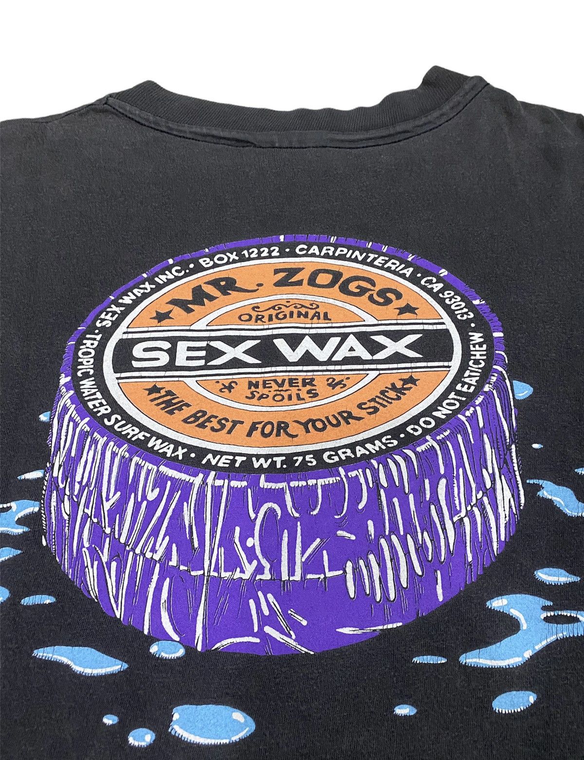 Sex Skateboards × Vintage Vintage rare Sex Wax Mr Zogs big logo Skate surf tee Shirt Size US M / EU 48-50 / 2 - 3 Thumbnail