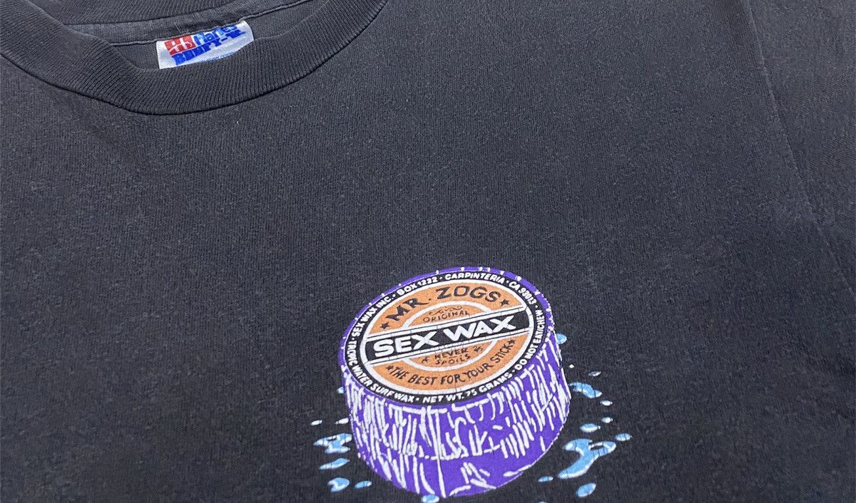Sex Skateboards × Vintage Vintage rare Sex Wax Mr Zogs big logo Skate surf tee Shirt Size US M / EU 48-50 / 2 - 4 Thumbnail