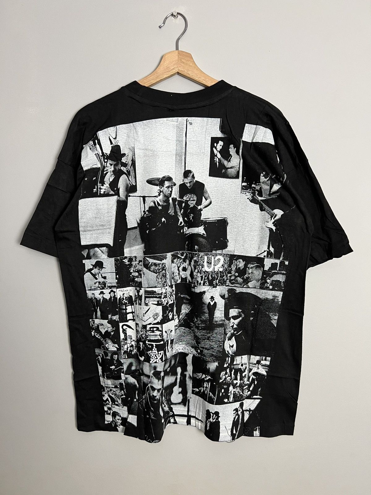 Band Tees VINTAGE Rare 90s U2 Pop new wave Tour 1997 Band Tee Size US XL / EU 56 / 4 - 2 Thumbnail