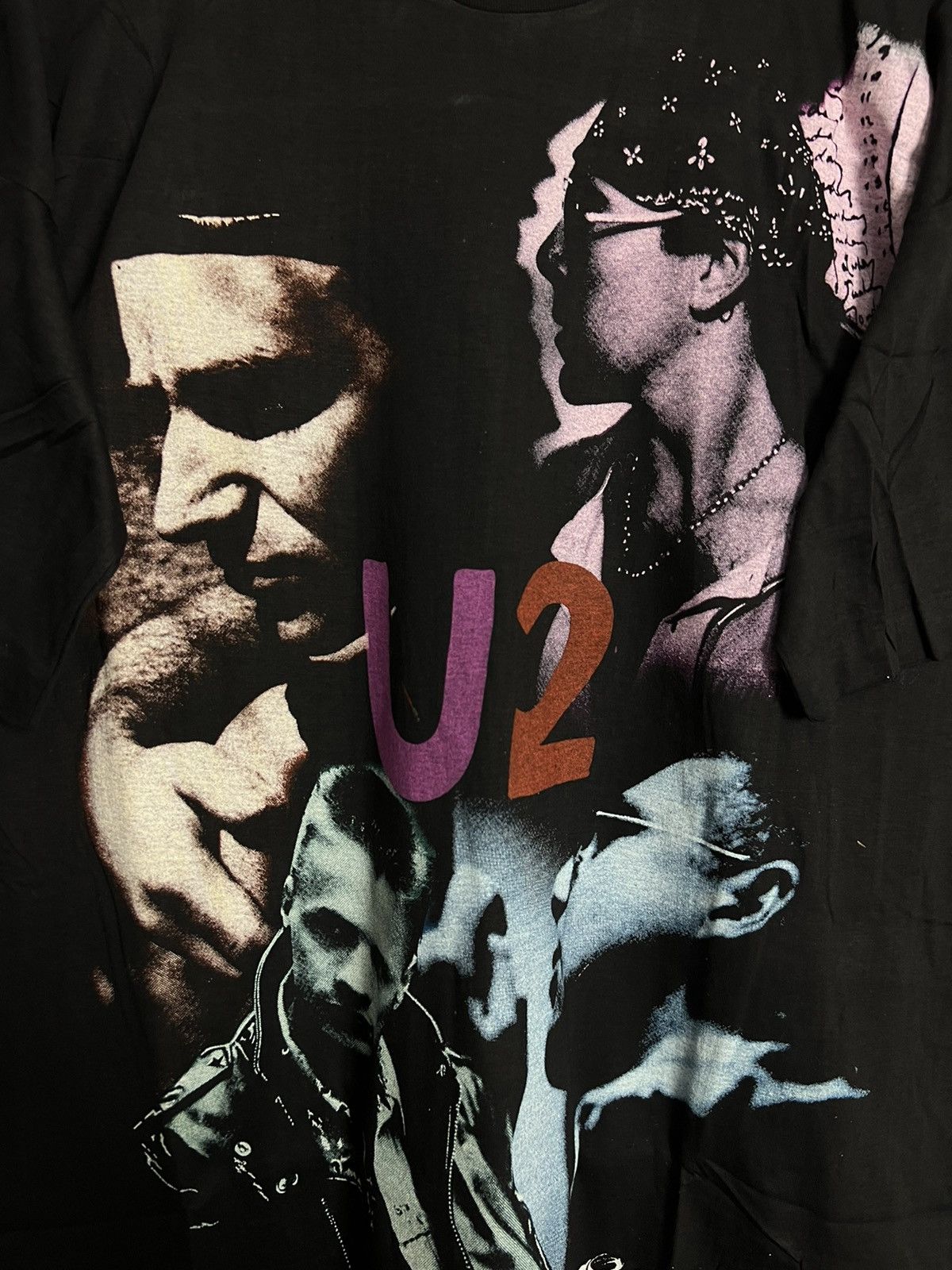 Band Tees VINTAGE Rare 90s U2 Pop new wave Tour 1997 Band Tee Size US XL / EU 56 / 4 - 3 Thumbnail