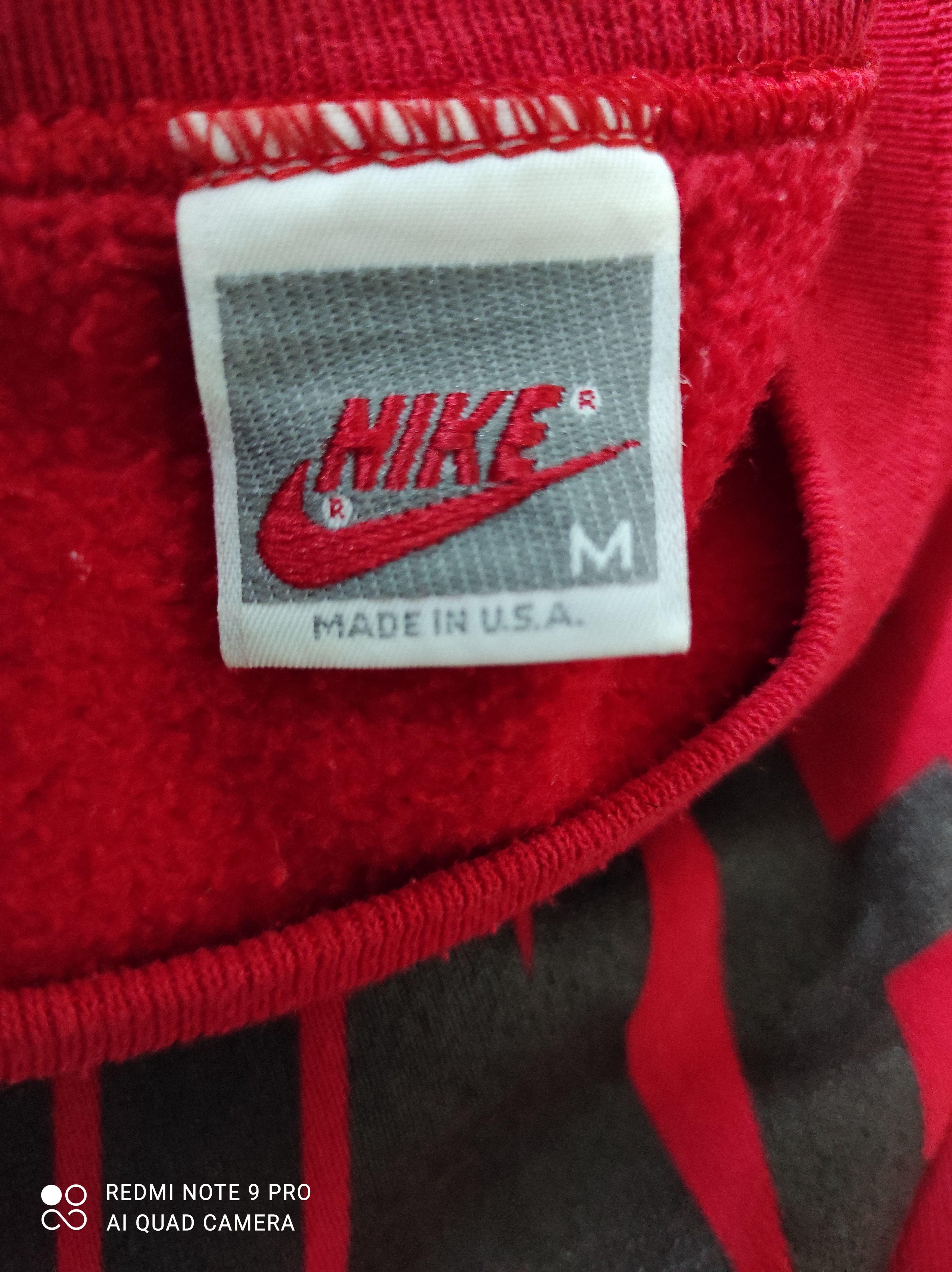 Nike Vintage Nike Air Big Swoosh Sweatshirt Made in USA Size US M / EU 48-50 / 2 - 4 Thumbnail