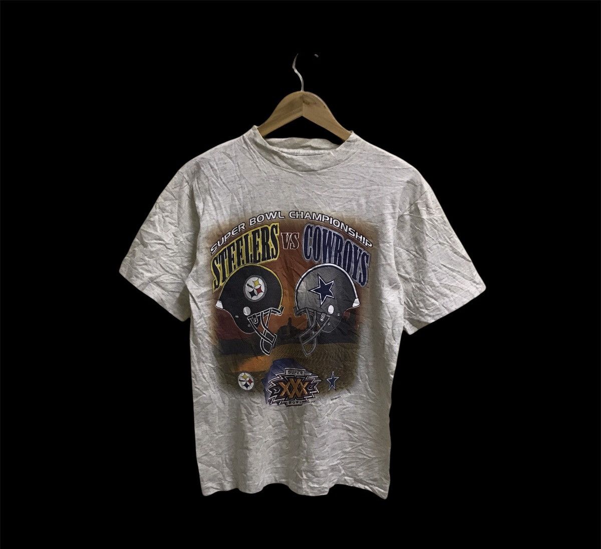 NFL Vintage 90s Super Bowl XXX championship Tshirt Size US S / EU 44-46 / 1 - 1 Thumbnail