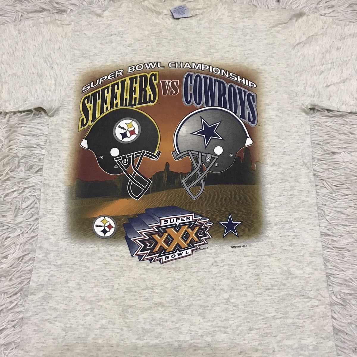 NFL Vintage 90s Super Bowl XXX championship Tshirt Size US S / EU 44-46 / 1 - 8 Thumbnail
