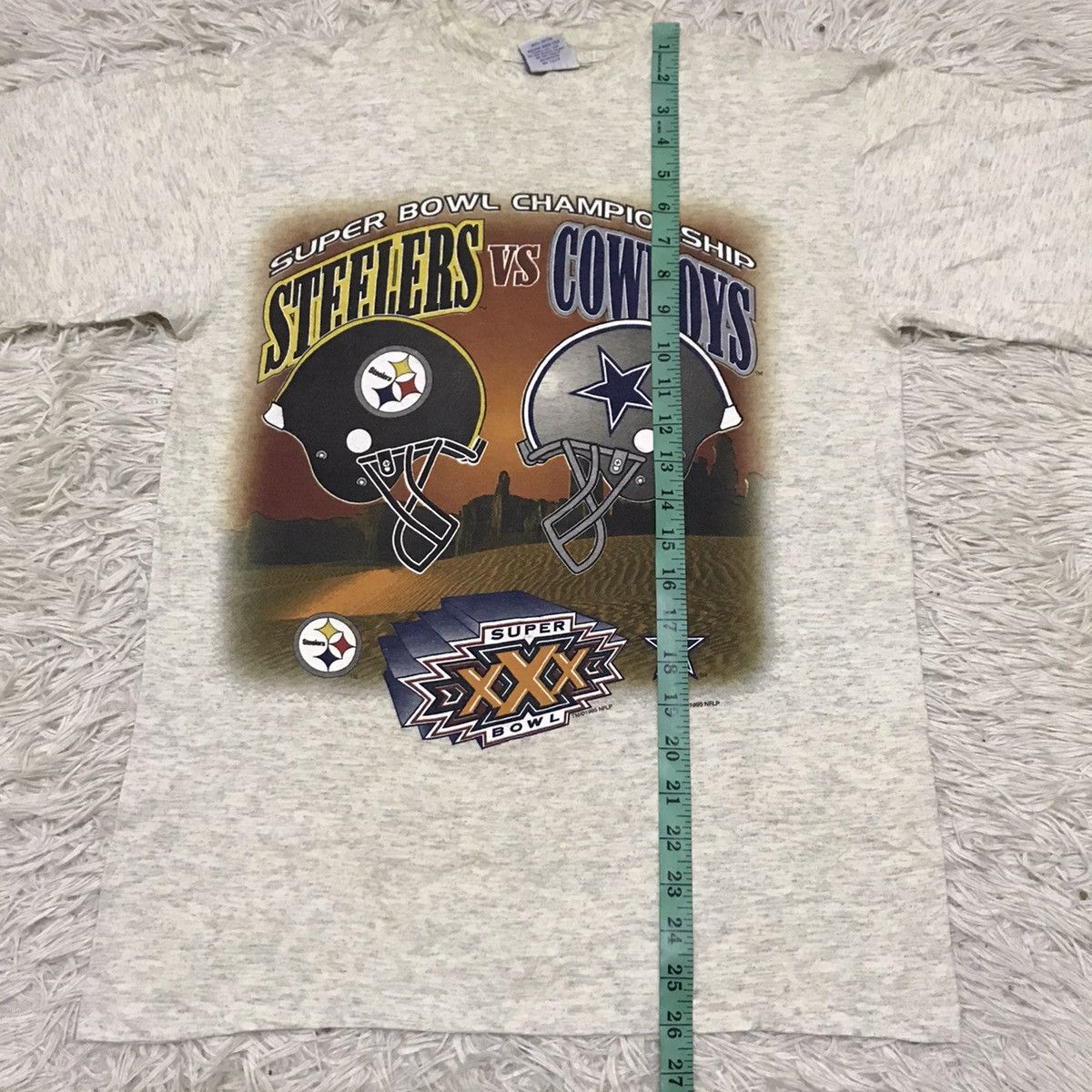 NFL Vintage 90s Super Bowl XXX championship Tshirt Size US S / EU 44-46 / 1 - 13 Thumbnail