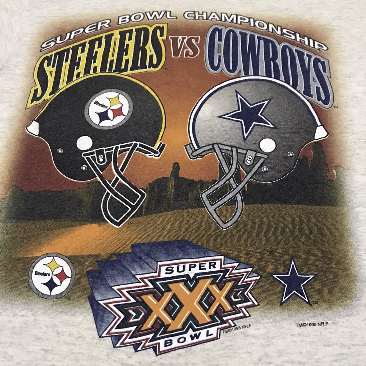 NFL Vintage 90s Super Bowl XXX championship Tshirt Size US S / EU 44-46 / 1 - 9 Thumbnail