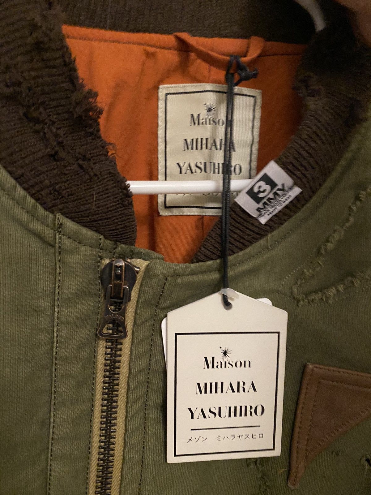Maison MIHARA YASUHIRO Miharayasuhiro distressed broken MA-1 flight jacket Size US M / EU 48-50 / 2 - 5 Thumbnail