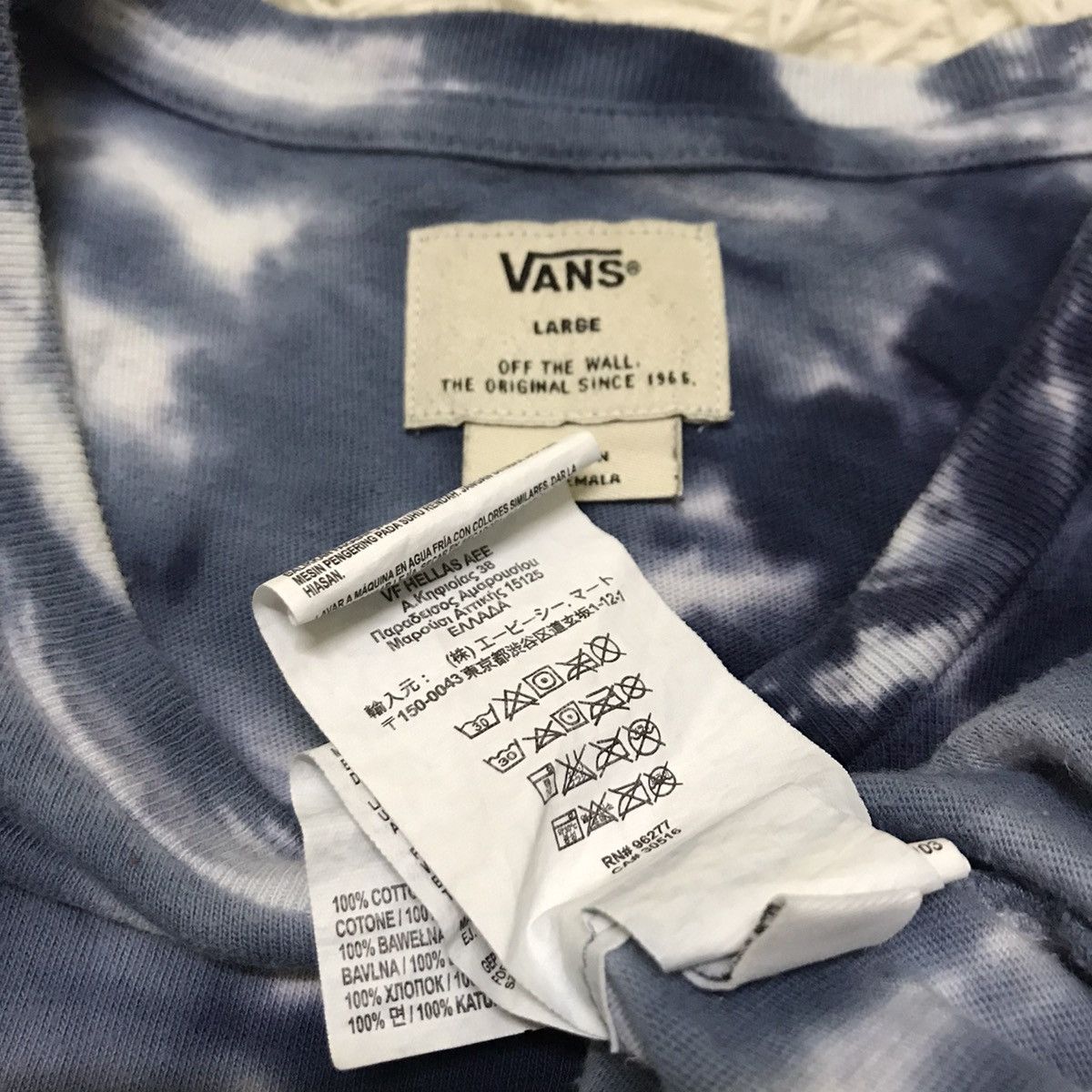 Vans Vans biglogo tye dye custom Tshirt Size US L / EU 52-54 / 3 - 10 Thumbnail