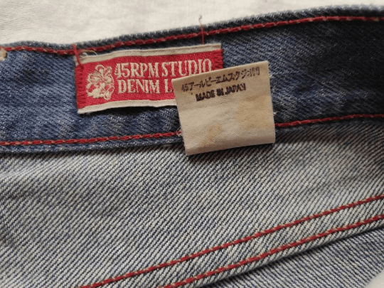 45rpm 45RPM Japan Jeans Raw Denim Jeans Size 29 Size US 29 - 7 Thumbnail
