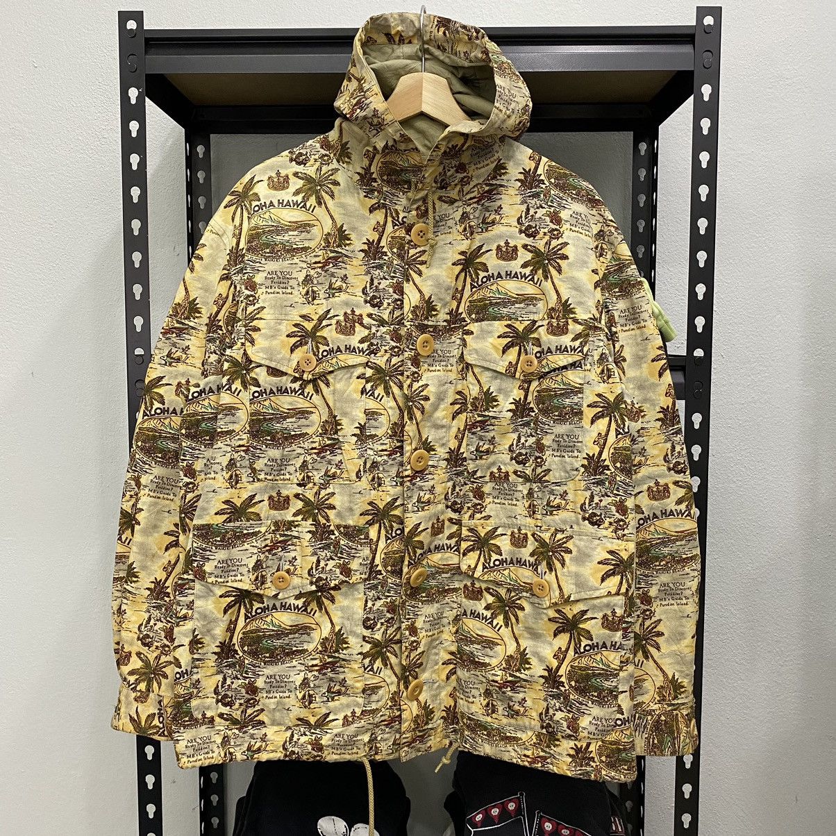 Vintage Hawaii Fullprint Multipocket Jacket❗️