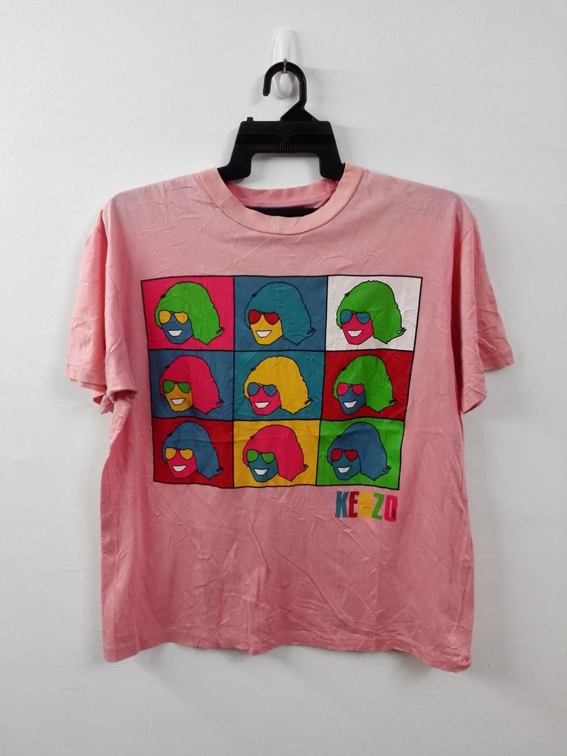 Kenzo Vintage Kenzo Jeans T Shirt Pop Art Andy Warhol Size US L / EU 52-54 / 3 - 1 Thumbnail