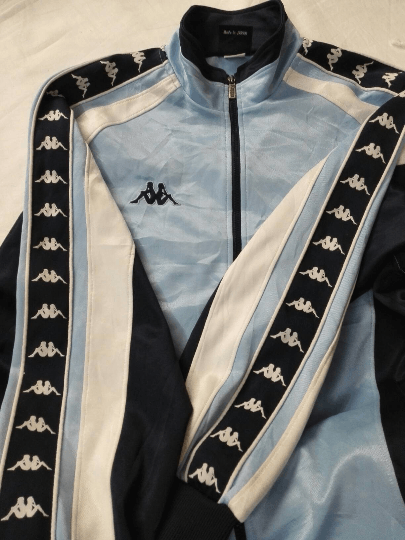 Kappa Vintage 90s Kappa Full Striped Jacket Size US L / EU 52-54 / 3 - 4 Thumbnail