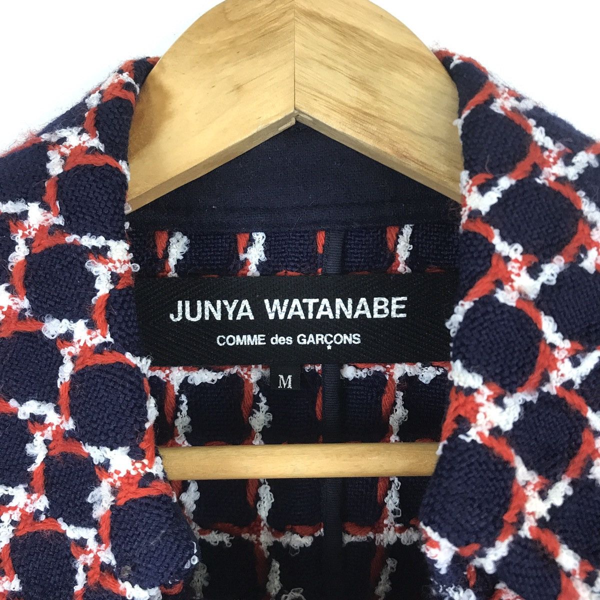 Comme des Garcons AD2001 Junya Watanabe Comme Des Garcons Wool Peacoat Jacket Size US M / EU 48-50 / 2 - 6 Thumbnail