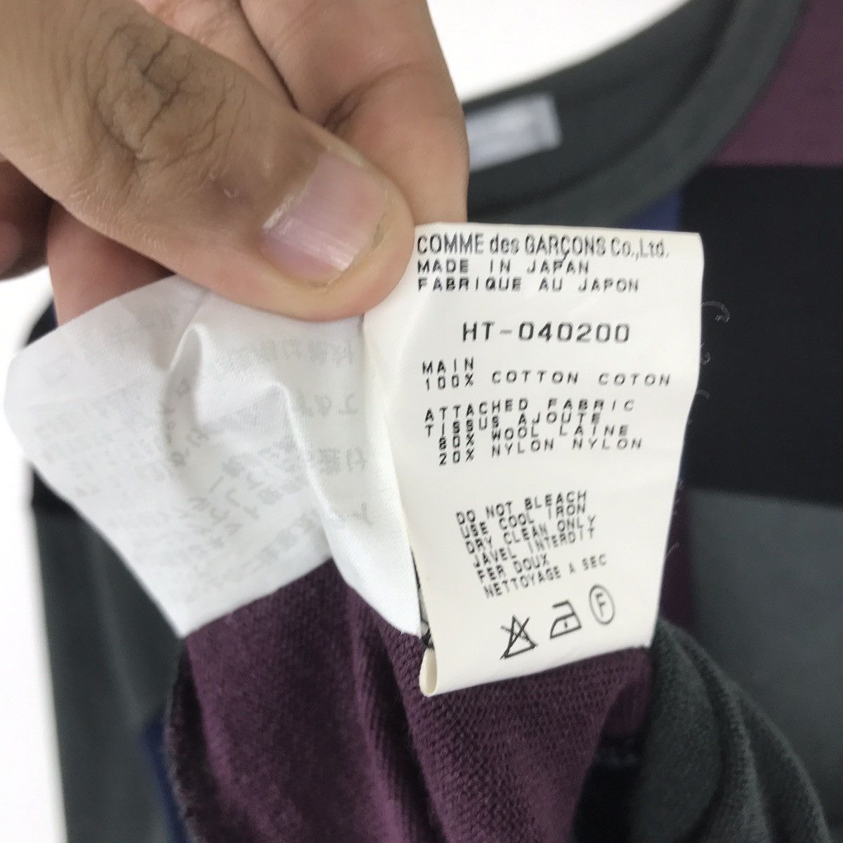 Comme des Garcons Vintage AD1997 Comme Des Garcons Homme Patchwork Jumper Size US L / EU 52-54 / 3 - 6 Thumbnail