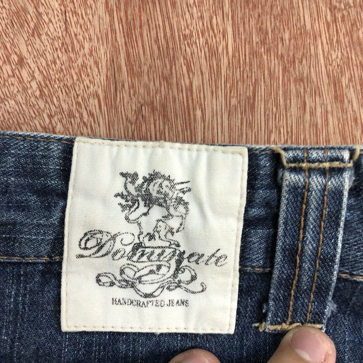 Japanese Brand DL Double waist Dominate Handcrafted Blue Denim Pants #c623 Size US 30 / EU 46 - 12 Thumbnail