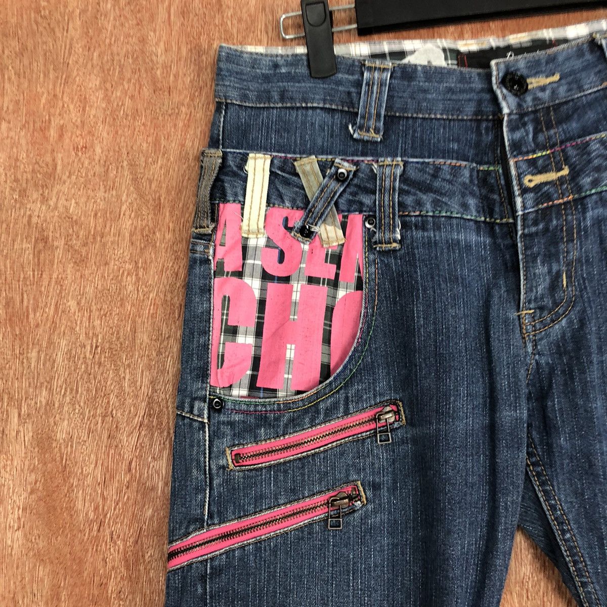 Japanese Brand DL Double waist Dominate Handcrafted Blue Denim Pants #c623 Size US 30 / EU 46 - 5 Thumbnail
