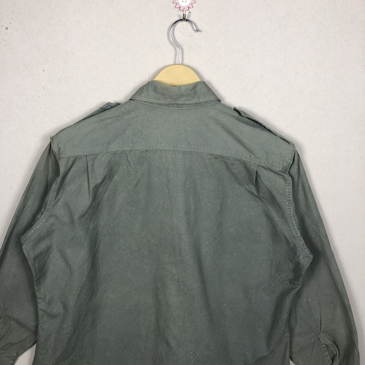 Vintage Vintage 50s -60s US Army OG-107 Shirt Size US M / EU 48-50 / 2 - 4 Thumbnail