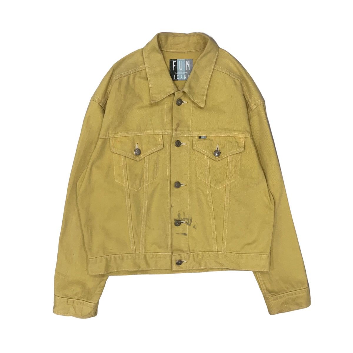 Kansai Yamamoto Kansai Man Jeans Trucker Jacket Size US S / EU 44-46 / 1 - 1 Thumbnail