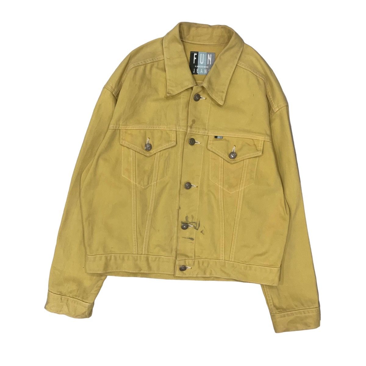 Kansai Yamamoto Kansai Man Jeans Trucker Jacket Size US S / EU 44-46 / 1 - 3 Thumbnail