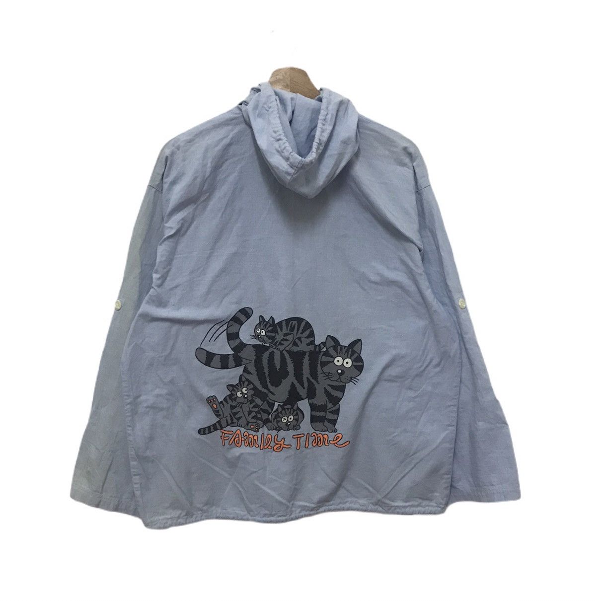 Japanese Brand Red Becky Hoodie Cat Big Logo Size US L / EU 52-54 / 3 - 1 Thumbnail