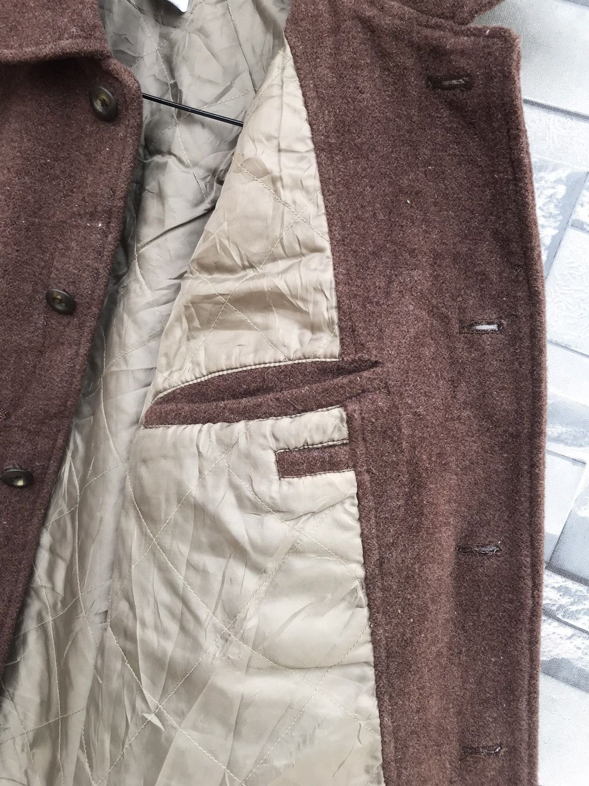 Golden Bear × Japanese Brand Vintage Golden Bear Wool Brown Jacket - Tag Size S, Fits M Size US S / EU 44-46 / 1 - 13 Thumbnail