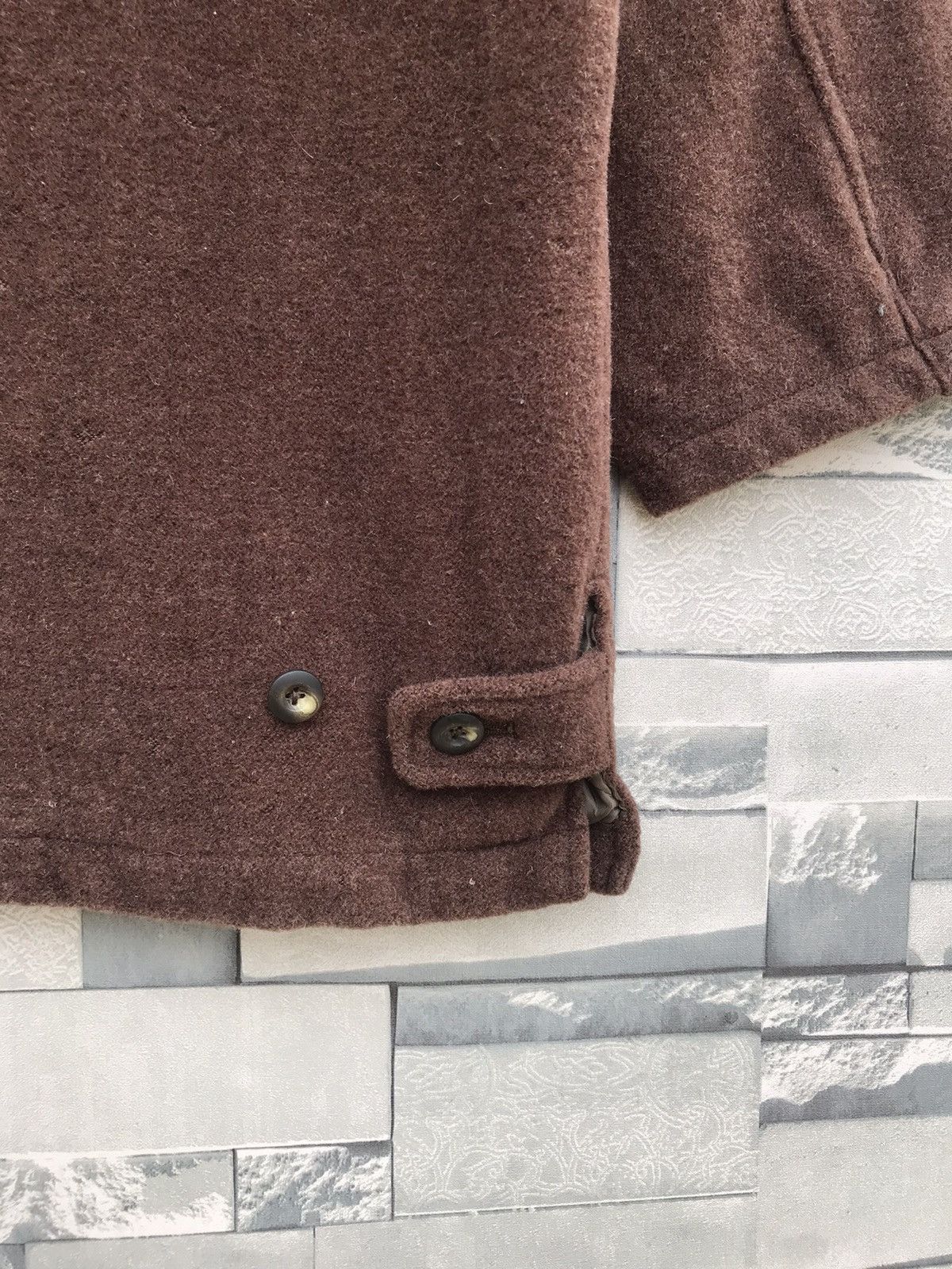 Golden Bear × Japanese Brand Vintage Golden Bear Wool Brown Jacket - Tag Size S, Fits M Size US S / EU 44-46 / 1 - 11 Thumbnail