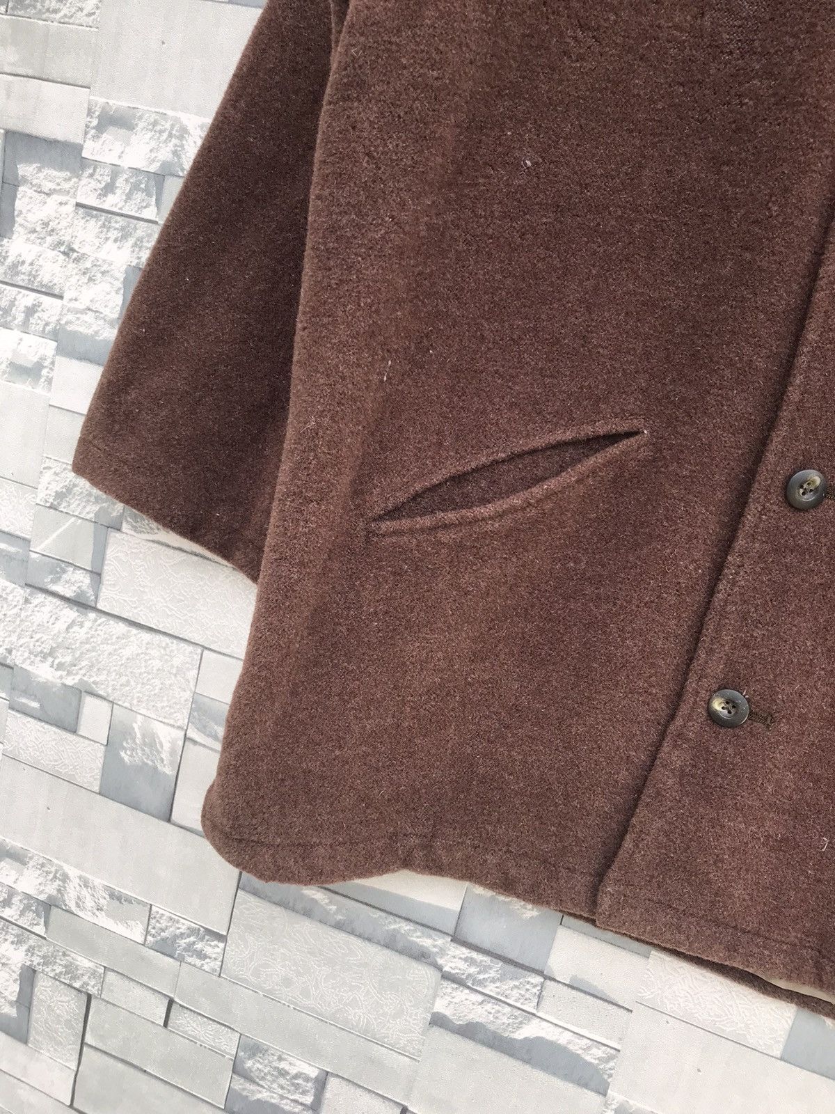 Golden Bear × Japanese Brand Vintage Golden Bear Wool Brown Jacket - Tag Size S, Fits M Size US S / EU 44-46 / 1 - 8 Thumbnail