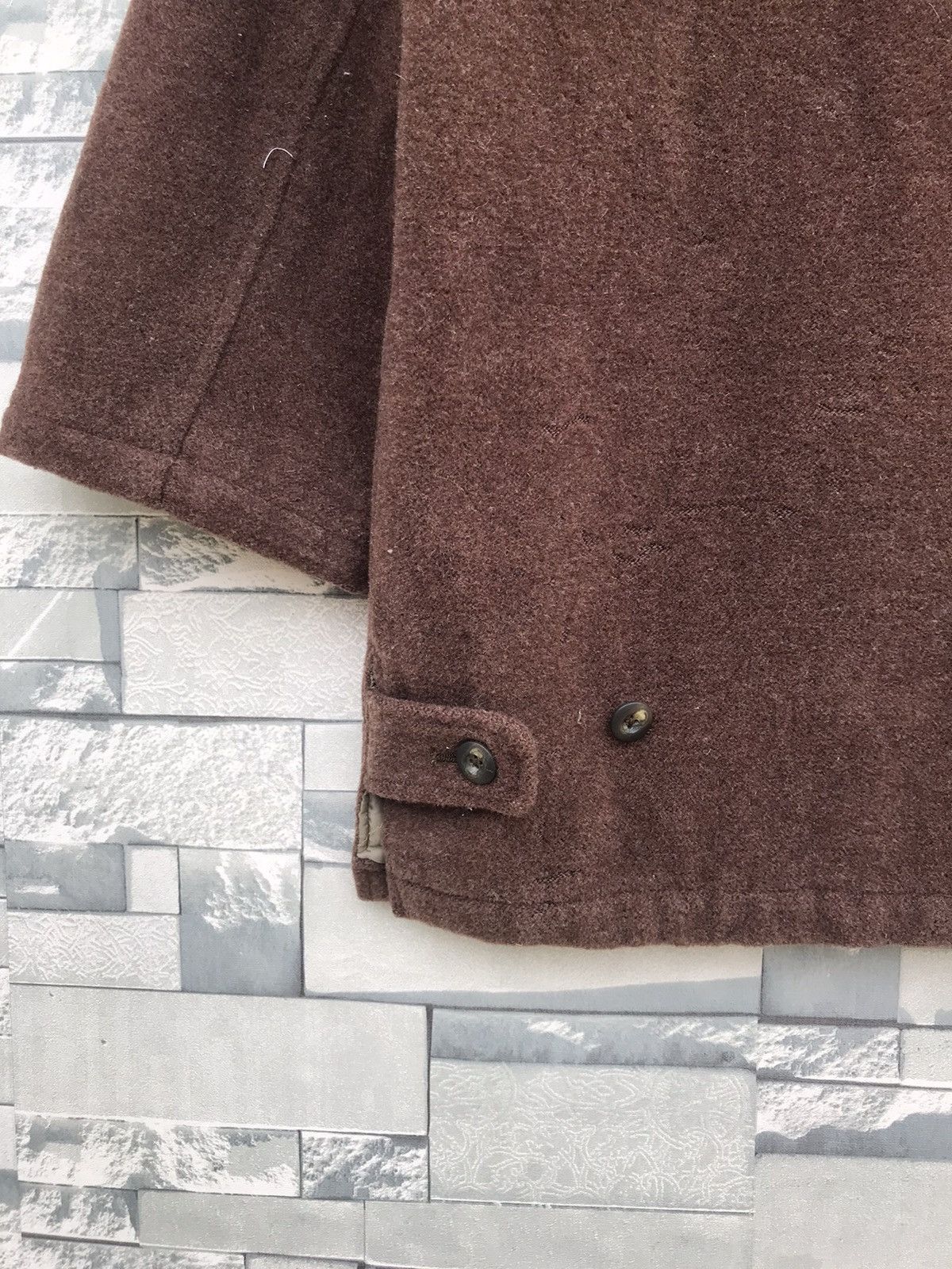 Golden Bear × Japanese Brand Vintage Golden Bear Wool Brown Jacket - Tag Size S, Fits M Size US S / EU 44-46 / 1 - 10 Thumbnail
