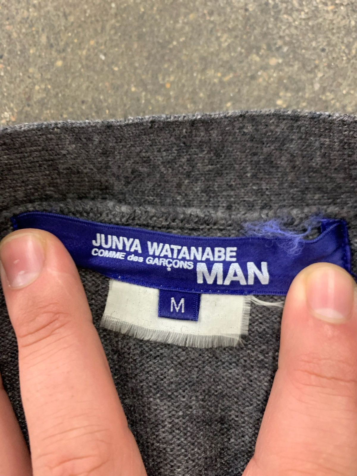 Comme des Garcons Junya Watanabe X CDG AW 2010 Color Blocked Wool Cardigan Size US M / EU 48-50 / 2 - 2 Thumbnail