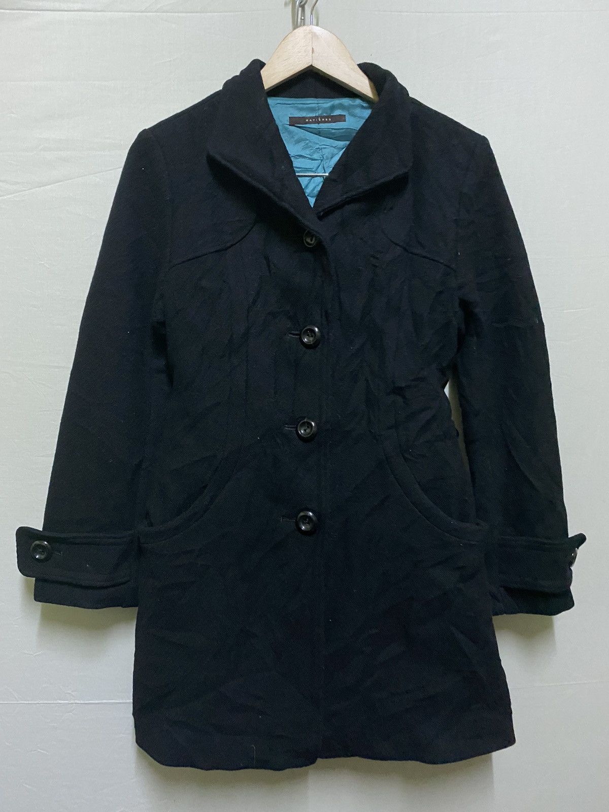 Japanese Brand × Matiere Studio Matieres Wool Long Coat Japan Size US M / EU 48-50 / 2 - 1 Thumbnail