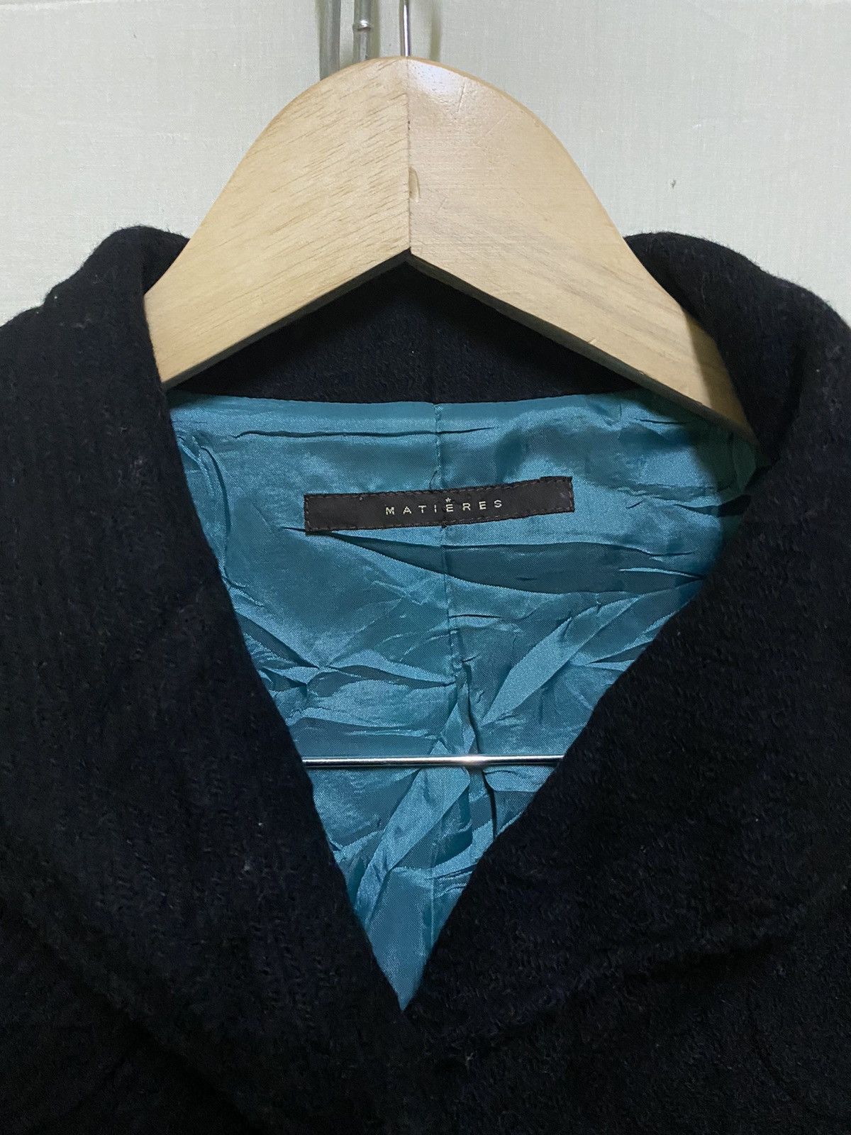 Japanese Brand × Matiere Studio Matieres Wool Long Coat Japan Size US M / EU 48-50 / 2 - 3 Thumbnail