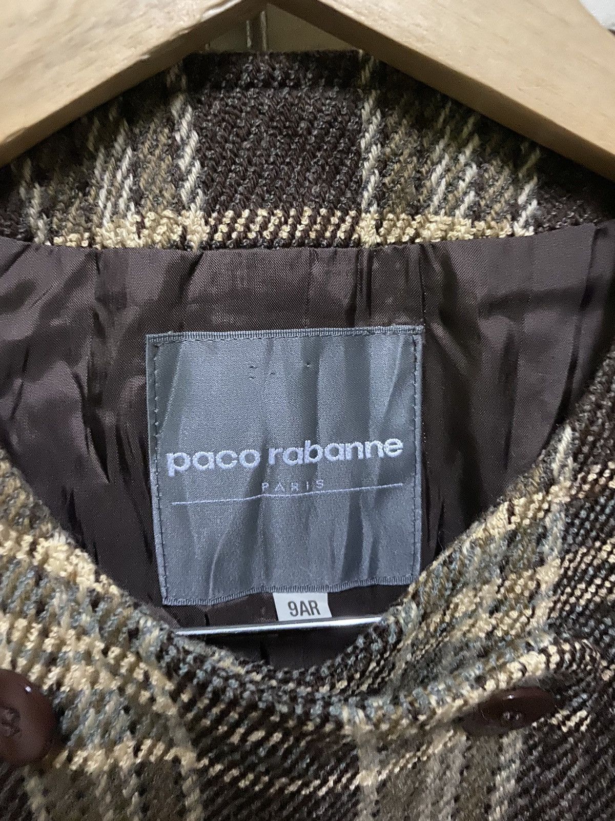 Paco Rabanne × Vintage Paco Rabanne Wool Jacket Size M / US 6-8 / IT 42-44 - 2 Thumbnail