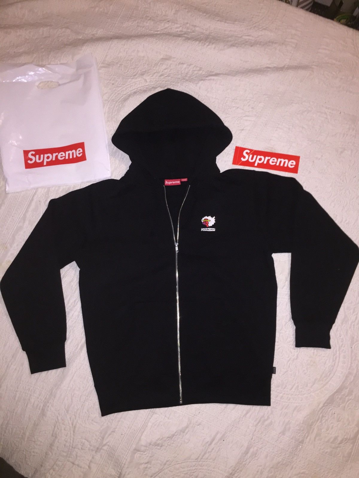 Supreme Supreme Gonz Ramm Zip Up Sweatshirt Large Black Grailed