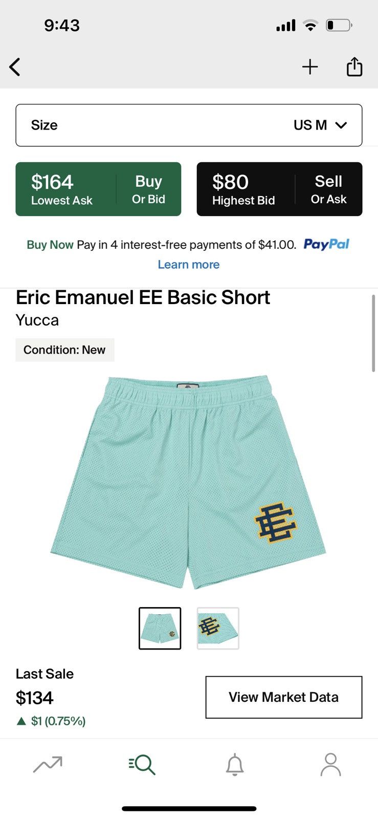 Eric Emanuel EE Teal mesh shorts Size US 34 / EU 50 - 2 Thumbnail