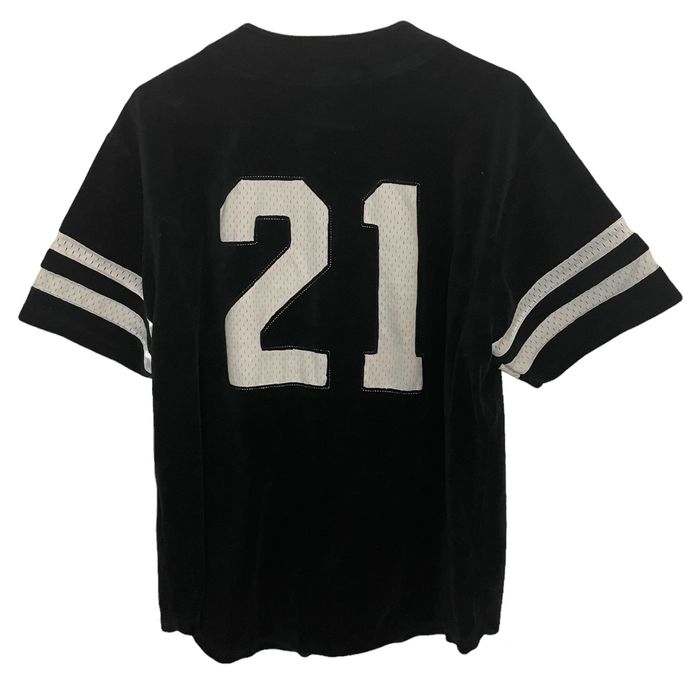 Supreme Supreme FW20 Velour Baseball Jersey (Black) | Grailed