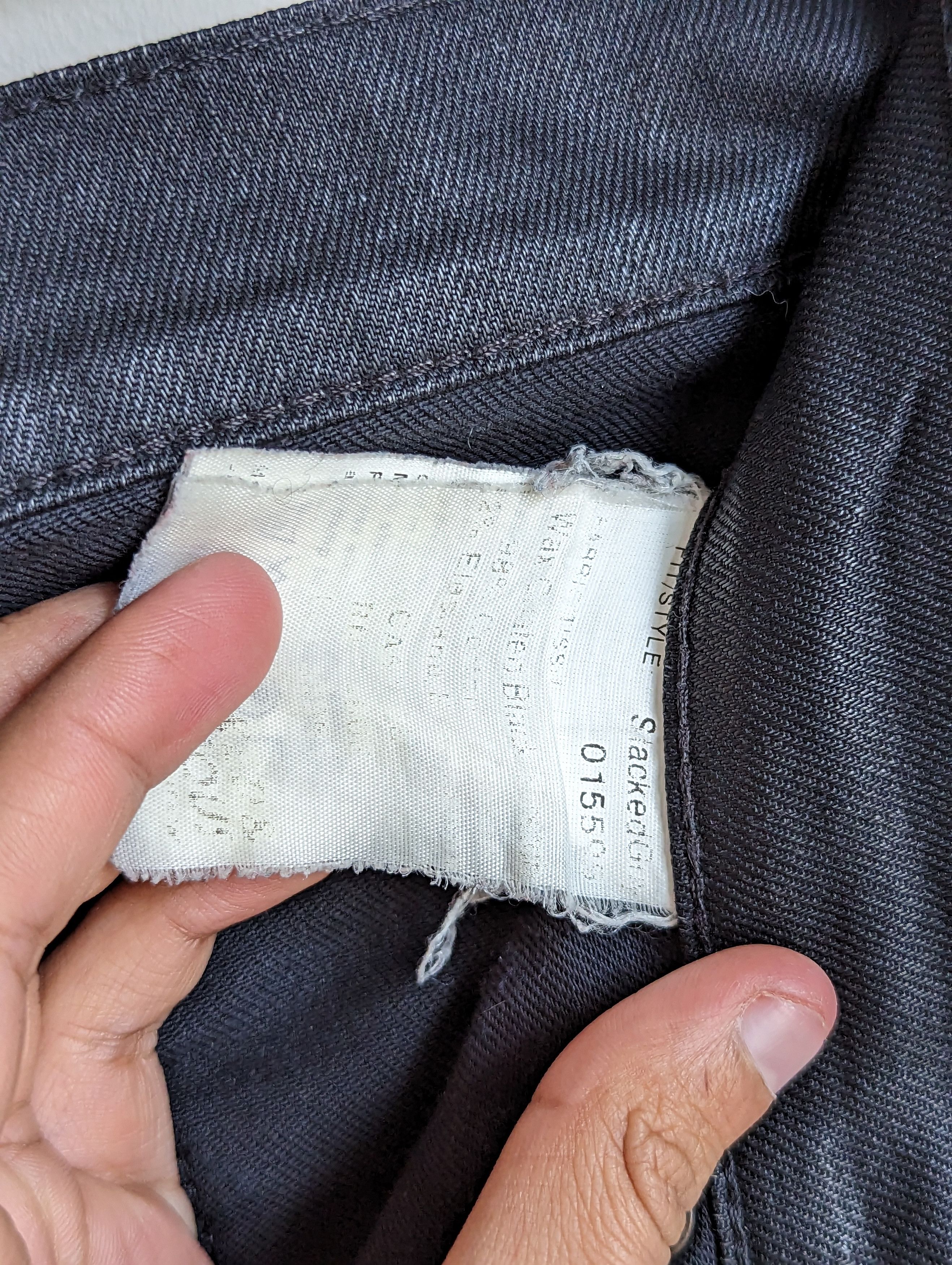 Naked & Famous Stacked guy-black waxed denim Size US 29 - 5 Thumbnail