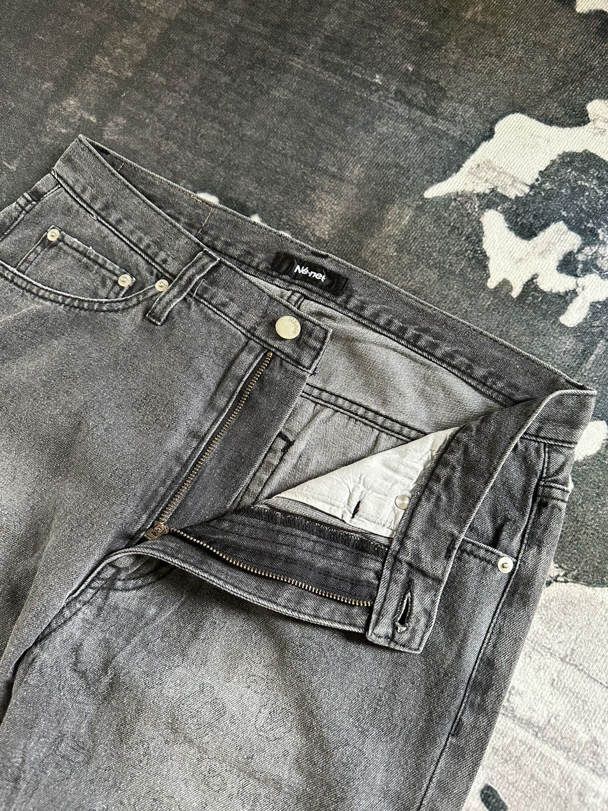 Issey Miyake AW2016 Ne-net x Suzuki Hiroyuki art denim Size US 32 / EU 48 - 10 Thumbnail