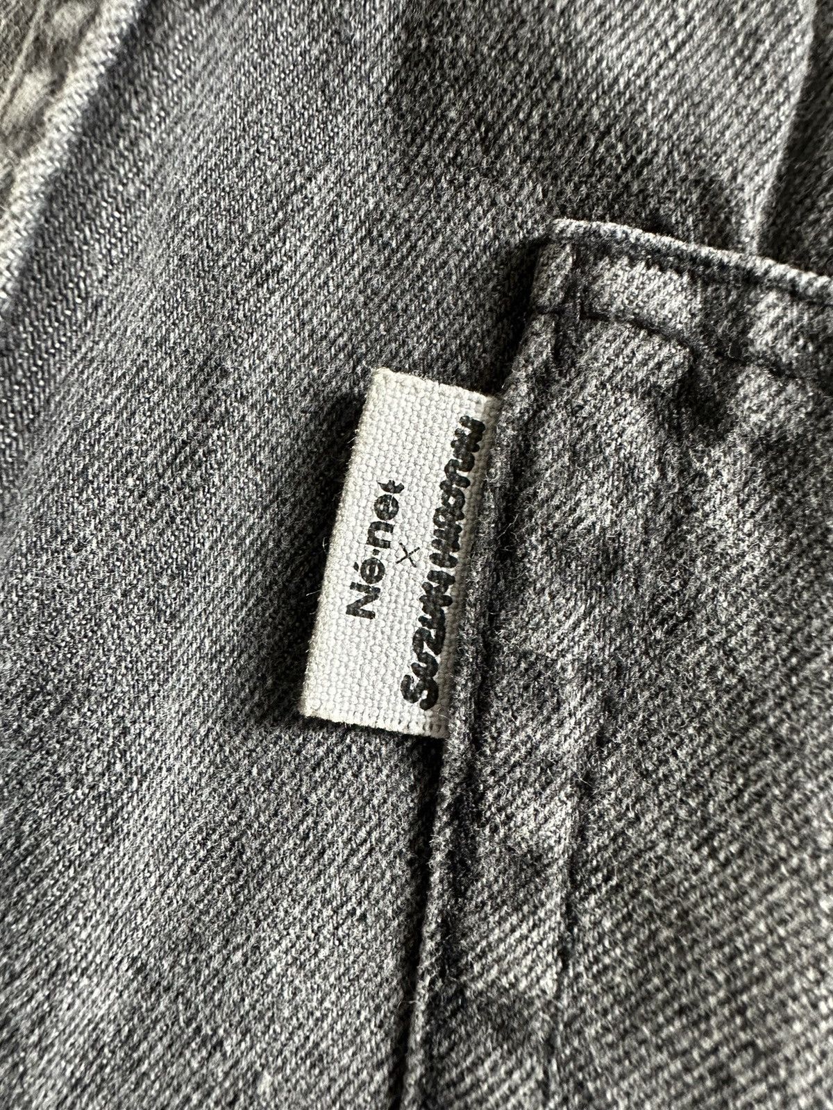 Issey Miyake AW2016 Ne-net x Suzuki Hiroyuki art denim Size US 32 / EU 48 - 13 Thumbnail