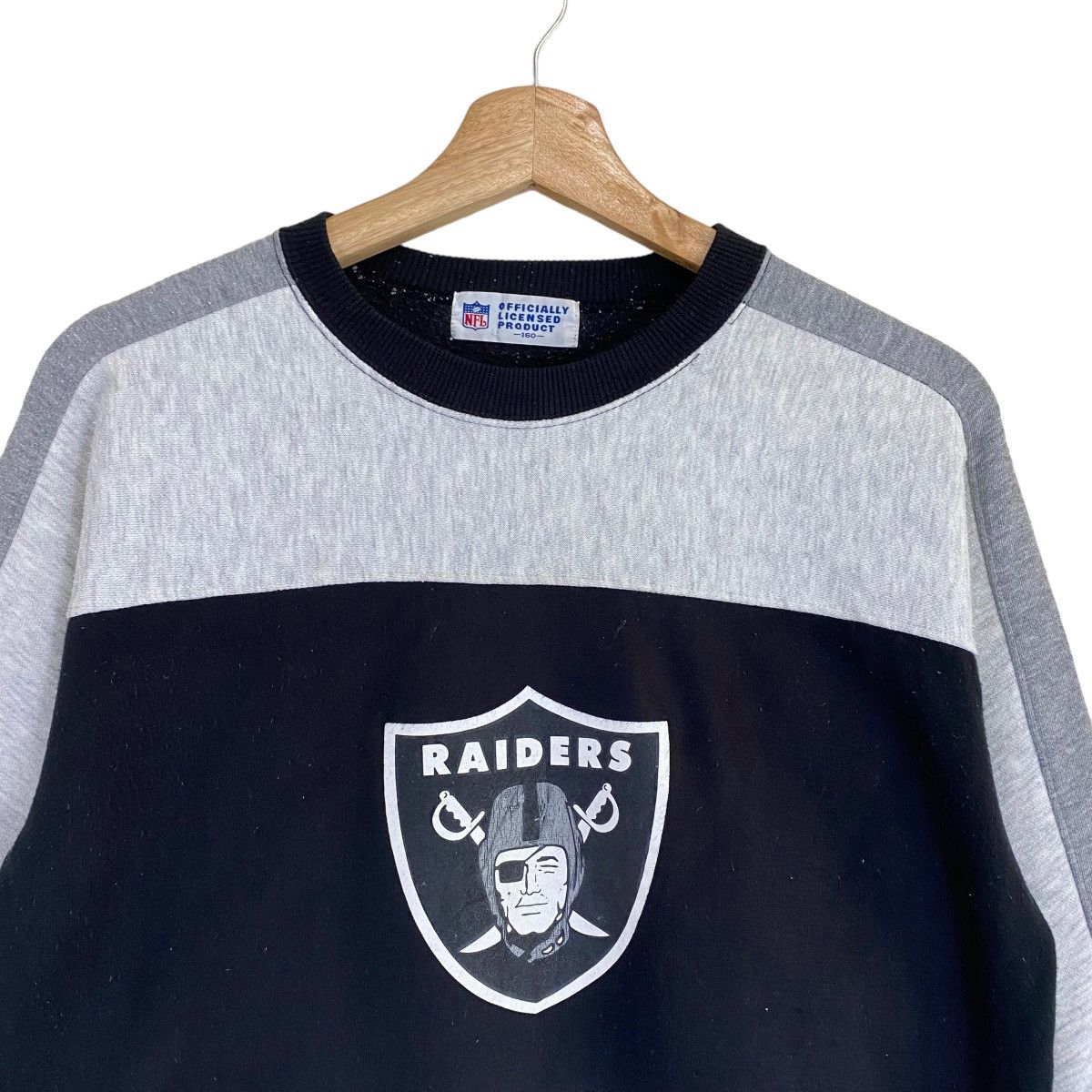 NFL × Vintage Vintage NFL Los Angeles Raiders Big Logo Crewneck Sweatshirt Size US S / EU 44-46 / 1 - 4 Thumbnail