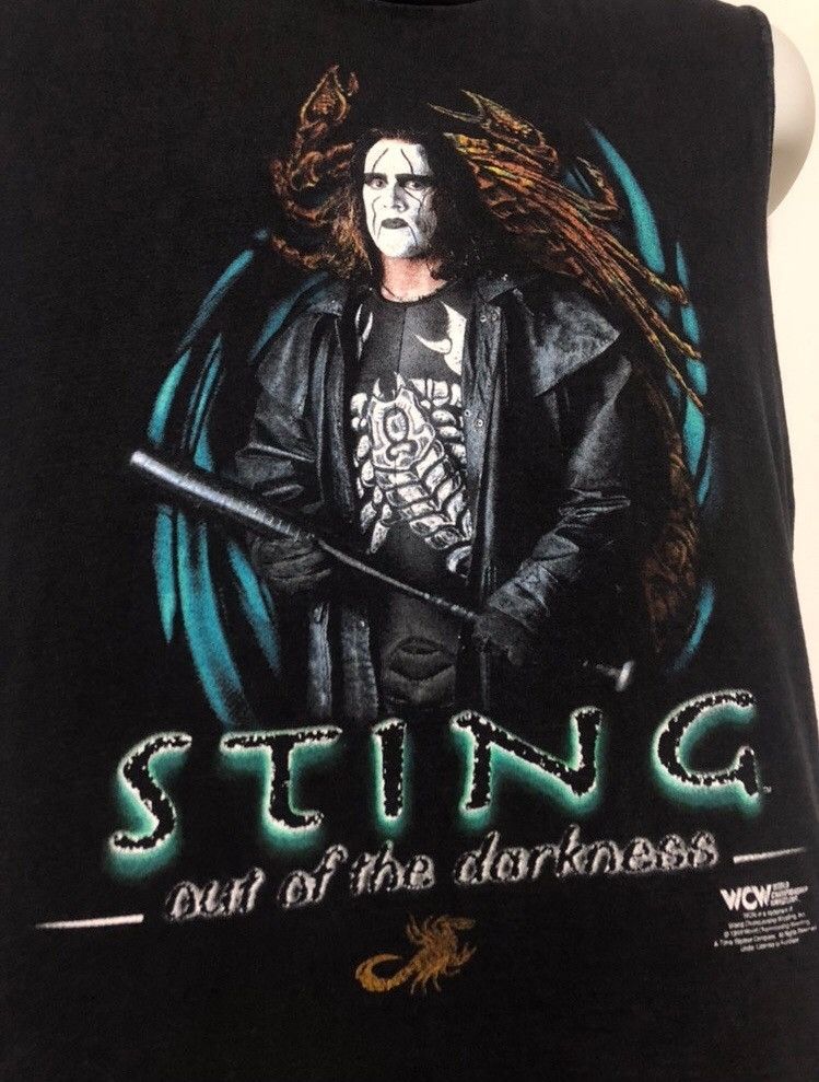 Vintage × WCW/nWo RARE ! Vintage 90s Sting Out Of The Darkness Size US XL / EU 56 / 4 - 2 Thumbnail