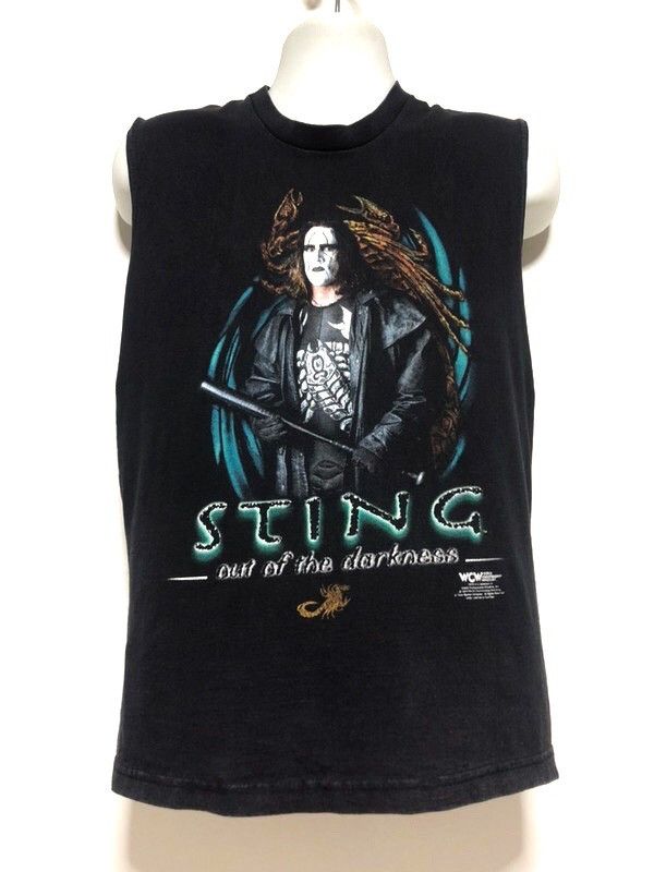 Vintage × WCW/nWo RARE ! Vintage 90s Sting Out Of The Darkness Size US XL / EU 56 / 4 - 1 Thumbnail