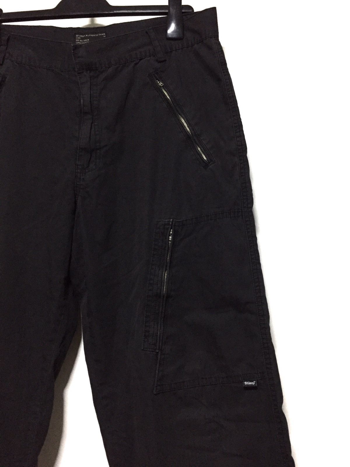 Stussy × Vintage Stussy Authentic Gear Multiple Pockets Zipper Size US 34 / EU 50 - 2 Thumbnail